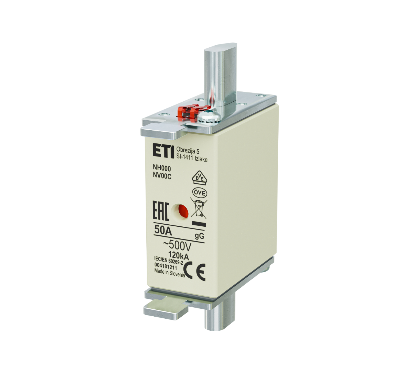 NH000 50A/500Vac