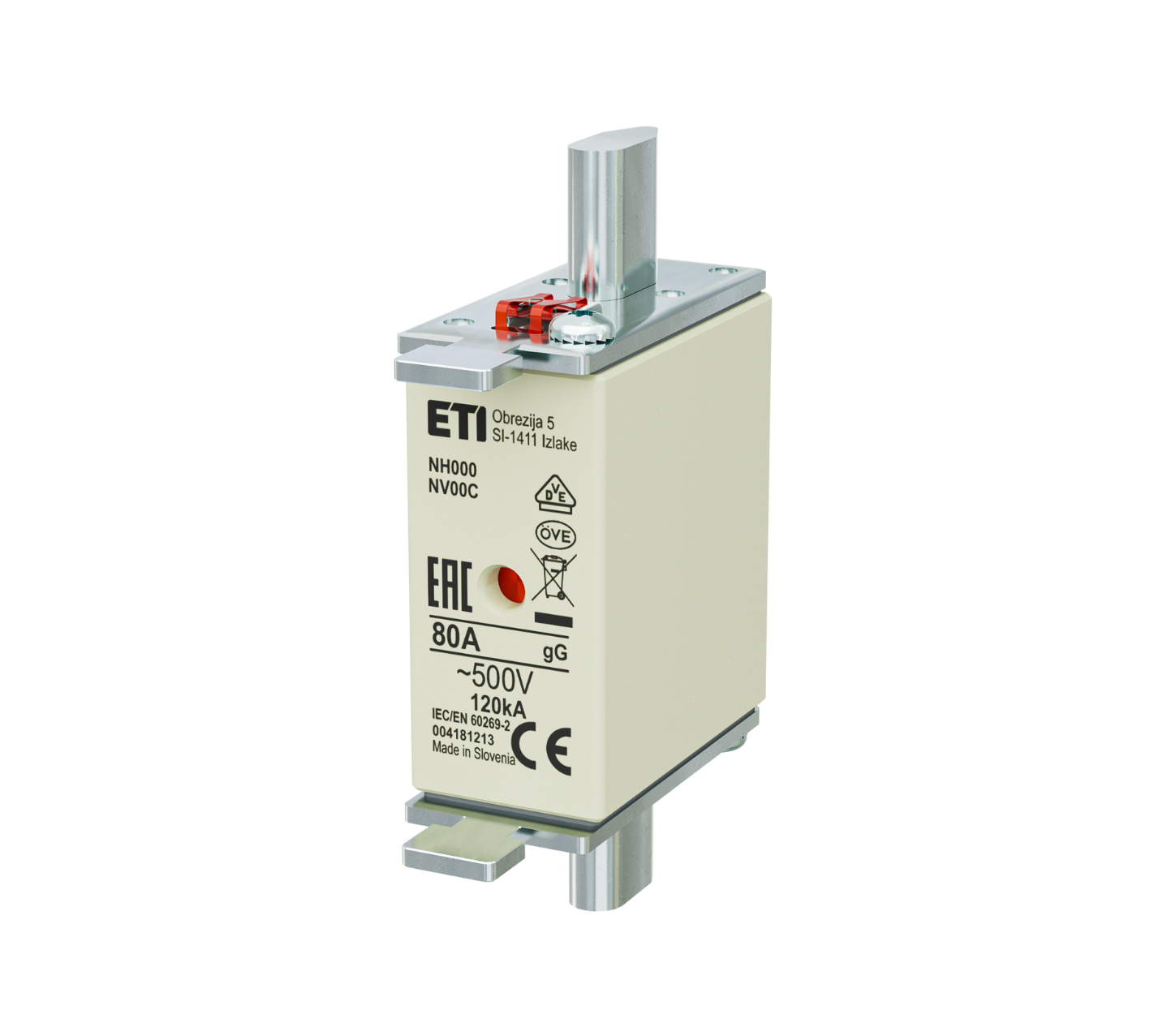 NH000 80A/500Vac