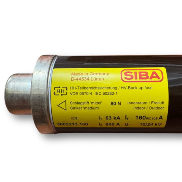 Fusible SIBA HHD-B  160A 10/24kV e=442mm